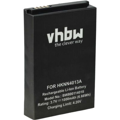 Vhbw - Battery Replacement for Motorola BT90, HKLN4440B, HKNN4013A, HKNN4013B, SNN5759, SNN5765 for Radio, Walkie-Talkie (1800mAh, 3.7 v, Li-ion) Vhbw - Battery Replacement for Motorola BT90, HKLN4440B, HKNN4013A, HKNN4013B, SNN5759, SNN5765 for Radio, Walkie-Talkie (1800mAh, 3.7 v, Li-ion)