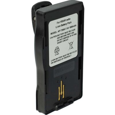 vhbw Battery Replacement for Motorola NTN7396, NTN7395, NTN7394 for Radio, Walkie-Talkie (1800 mAh, 7.5 V, Li-Ion) vhbw Battery Replacement for Motorola NTN7396, NTN7395, NTN7394 for Radio, Walkie-Talkie (1800 mAh, 7.5 V, Li-Ion)