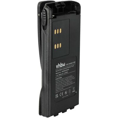 Vhbw - Battery Replacement for Motorola PMNN4045, PMNN4157, PMNN4157AR for Radio, Walkie-Talkie (1800mAh, 7.2V, NiMH) + Belt Clip Vhbw - Battery Replacement for Motorola PMNN4045, PMNN4157, PMNN4157AR for Radio, Walkie-Talkie (1800mAh, 7.2V, NiMH) + Belt Clip