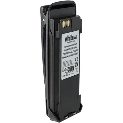 Vhbw - Replacement Battery compatible with Motorola mototrbo xpr 6380 Radio, Walkie-Talkie (1800mAh, 7.4 v, Li-ion) + Belt Clip Vhbw - Replacement Battery compatible with Motorola mototrbo xpr 6380 Radio, Walkie-Talkie (1800mAh, 7.4 v, Li-ion) + Belt Clip