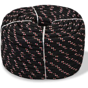 Sweiko - Marine Rope Polypropylene 8 mm 100 m Black VDTD32374