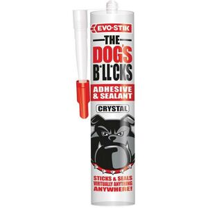 Evo-stik - 30610687 The Dog's Bllcks Multipurpose Adhesive & Sealant Crystal Clear 290ml evotdbcr