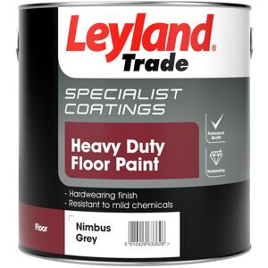 Leyland - Trade Heavy Duty Floor Paint - 2.5 Litre - Nimbus Grey - Nimbus Grey