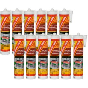 Set of 12 adhesives for assembling small stone barbecues - SIKA SikaColle BBQ - Light beige - 500g