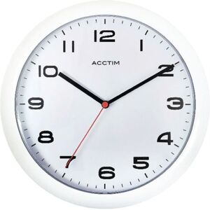 Acctim 92/301 Aylesbury Wall Clock White - White