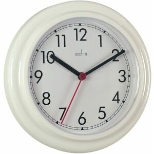 Stratford Wall Clock 230mm White 21242 - White - Acctim