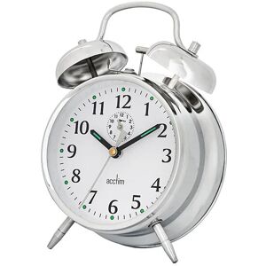 Saxon Alarm Clock Chrome - Acctim