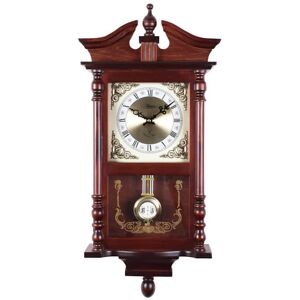 Westbury rc Dark Wood Clock - Acctim