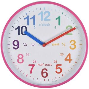 Acctim - Wickford Kids Wall Clock Pink