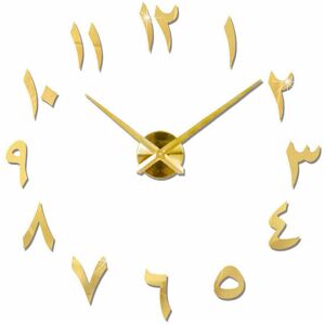 Creative wall clock acrylic diy wall clock wall clock mirror wall sticker wall sticker clock clock gold clock - Alwaysh