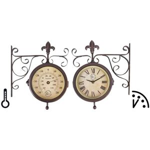 Berkfield Home - Esschert Design Station Clock with Thermometer TF005