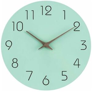 Neige - Home Decor 10 Inch Wooden Silent Wall Clock (Style d)