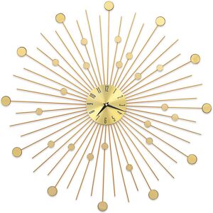 BERKFIELD HOME Mayfair Wall Clock Metal 70 cm Golden