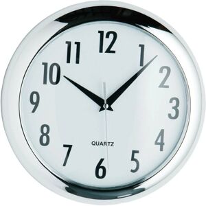 Premier Housewares - Halo Chrome Effect Wall Clock