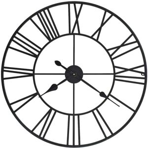 SWEIKO Vintage Wall Clock with Quartz Movement Metal 80 cm xxl VDFF30507UK