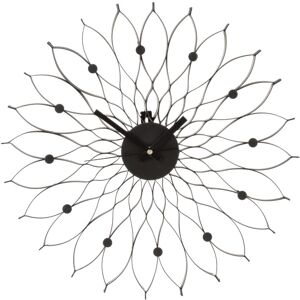 Premier Housewares - Styro Black Metal Clock