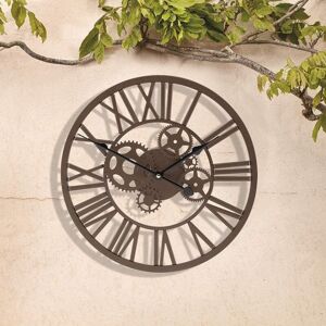 Garden Mile - Wall Clock Cog Design Outdoor Wall Clock (35 x 35 x 4.5cm)