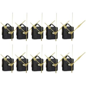 Tlily - 10Pcs diy Silent Movement Spindle Hands Wall Quartz Clock Mechanism Repair Tools Part Kit Tlily - 10Pcs diy Silent Movement Spindle Hands Wall Quartz Clock Mechanism Repair Tools Part Kit