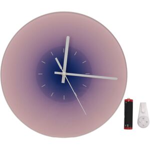 GROOFOO 12 Inch Glass Wall Clock Silent Sweep Movement Battery Operated Round Wall Clock for Living Room Bedroom Office Gradient Blue GROOFOO 12 Inch Glass Wall Clock Silent Sweep Movement Battery Operated Round Wall Clock for Living Room Bedroom Office Gradient Blue