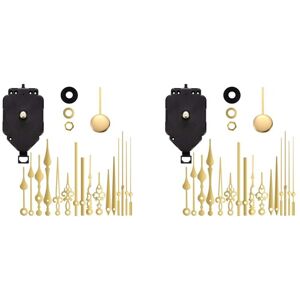 Tlily - 2X Quartz Clock Movement Pendulum Silent Wall Clock Parts Mechanism Replacement Motor diy Repair Tlily - 2X Quartz Clock Movement Pendulum Silent Wall Clock Parts Mechanism Replacement Motor diy Repair