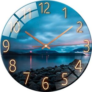 30cm Modern Silent Quartz Wall Clock Battery Operated for Bedroom, Home, Kitchen, Room, Office, School, Dark Blue 30cm Modern Silent Quartz Wall Clock Battery Operated for Bedroom, Home, Kitchen, Room, Office, School, Dark Blue