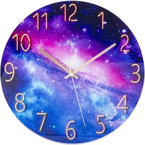 30cm Modern Silent Quartz Wall Clock Battery Operated for Bedroom Home Kitchen Room Office School-Purple 30cm Modern Silent Quartz Wall Clock Battery Operated for Bedroom Home Kitchen Room Office School-Purple
