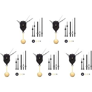 TLILY 5X diy Pendulum Clock Movement Mechanism with 15 Pairs Different Hands Quartz Repair Shaft Wall Clock Kit Parts TLILY 5X diy Pendulum Clock Movement Mechanism with 15 Pairs Different Hands Quartz Repair Shaft Wall Clock Kit Parts