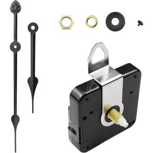 Csparkv - 15MM Quartz Clock Movement Replacement Clock Mechanism Hands, Wall Clock Mechanism for diy Clock, Clock Repair Accessory (Black) Csparkv - 15MM Quartz Clock Movement Replacement Clock Mechanism Hands, Wall Clock Mechanism for diy Clock, Clock Repair Accessory (Black)