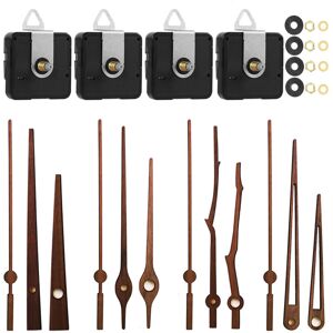 Csparkv - 4pcs Quartz Clock Movement, 4pcs Walnut Clock Hands, Clock Accessories for Clock Repair Replacement (for 12 inch Clock) Csparkv - 4pcs Quartz Clock Movement, 4pcs Walnut Clock Hands, Clock Accessories for Clock Repair Replacement (for 12 inch Clock)