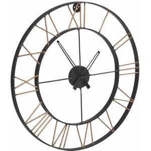 VERTY FURNITURE Large Industrial Style Clock Lincoln Metal VERTY FURNITURE Large Industrial Style Clock Lincoln Metal