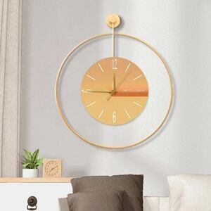 IKODM Modern Decorative Metal Non-Ticking Wall Clock - 50cm IKODM Modern Decorative Metal Non-Ticking Wall Clock - 50cm