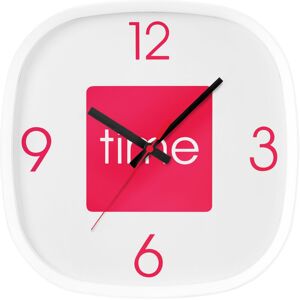 Premier Housewares - Arco Hot Pink Wall Clock Premier Housewares - Arco Hot Pink Wall Clock