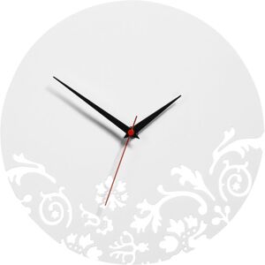 Premier Housewares - White Acrylic Wall Clock Premier Housewares - White Acrylic Wall Clock
