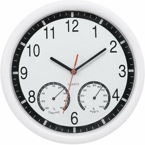 Dewdat - Quartz Stone Silent Wall Clock Accurate Thermometer Humidity Patio Indoor Outdoor Pool Dewdat - Quartz Stone Silent Wall Clock Accurate Thermometer Humidity Patio Indoor Outdoor Pool