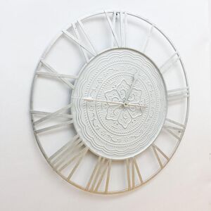 Round Wall Clock - L2 x W70 x H70 cm - White Round Wall Clock - L2 x W70 x H70 cm - White