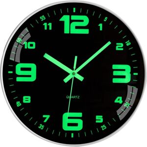 Linghhang - Silent Non Ticking Luminous Wall Clock - 12' - Modern Quartz - Large Battery Operated Wall Clock - Easy to Read Linghhang - Silent Non Ticking Luminous Wall Clock - 12' - Modern Quartz - Large Battery Operated Wall Clock - Easy to Read