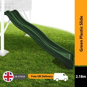 Billyoh - Mad Dash 2.18m Plastic Slide - Forest Green