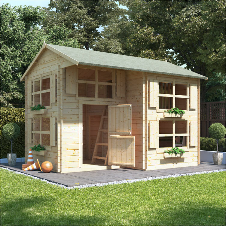 Annex Log Cabin Playhouse - W3.0m x D2.5m - 19mm - Billyoh