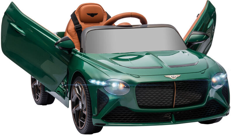 Bentley Bacalar Licensed 12V Kids Electric Ride On Car for 3-5 Years Green - Green - Homcom