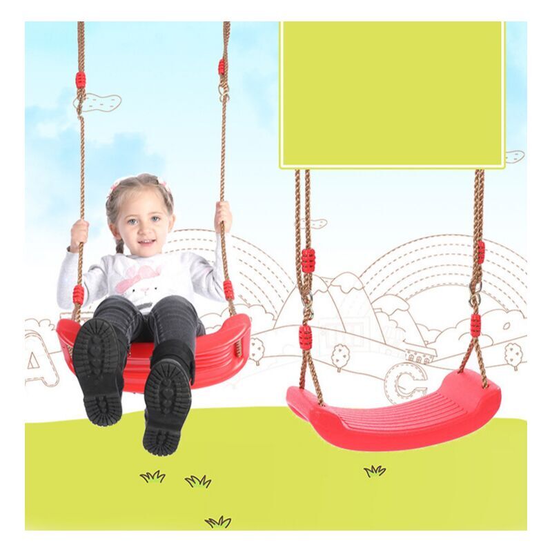 Children's Swing Outdoor Toy Adjustable Height Accessory Seat Swing Children's Swing Game Garden Seat Swing Indoor Game for Girl Boy Game Denuotop
