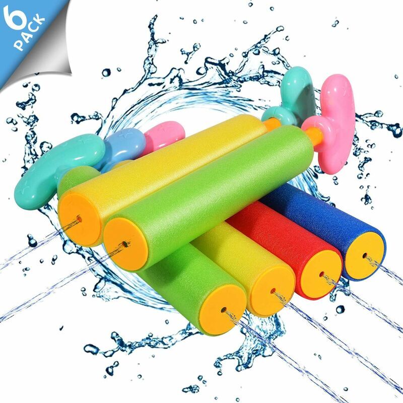 HÉLOISE Pack Foam Water Blaster Set Swimming Pool Toys Water Guns for Kids Water Gun Blaster Shooter Swimming Pool Outdoor Beach Play Game Toy