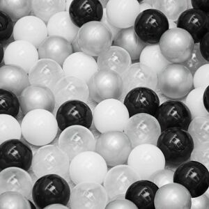 Littletom - 200 Ball Pool Balls - 5,5cm Baby Ball Pit Balls - Kids Play Balls for Ball Pit - bunt