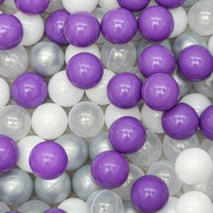 Littletom - 200 Ball Pool Balls - 5,5cm Baby Ball Pit Balls - Kids Play Balls for Ball Pit - bunt