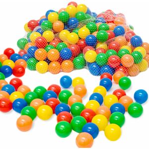 Littletom - 50 - 10.000 Plastic Play Balls for Children Babyballs Balls Ballbath 5 Color