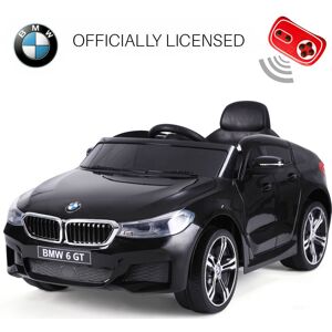 GREENBAY Bmw Official Licensed 6 Series gt Electric Kids Ride On Cars Motorized Vehicles Parental Remote, Rear Suspension, Mp3 Player, led Light, Black