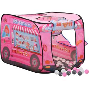 Children Play Tent with 250 Balls Pink 70x112x70 cm Vidaxl Pink