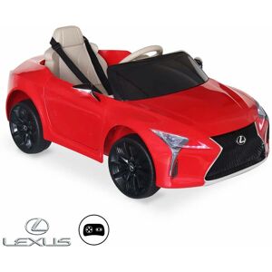 SWEEEK Children's electric car 12V, 1 seat, 4x4 with car radio and remote control - Lexus LC500 - Red - Red