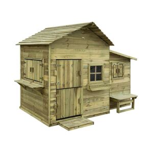 Rowlinson Clubhouse Playhouse - Natural timber