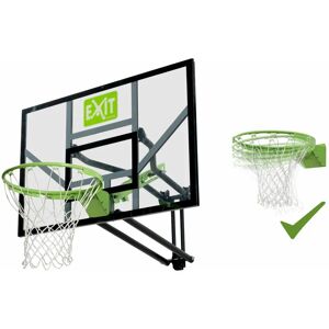 EXIT TOYS Exit Galaxy wall-mounted basketball backboard with dunk hoop - green/black