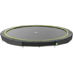 EXIT TOYS EXIT Silhouette ground sports trampoline ø427cm - black - Black